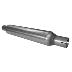Silencieux d'Echappement Simons Rond Micro en Inox